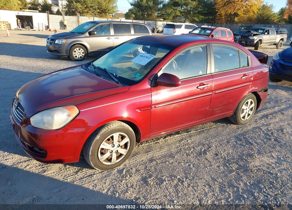 2008 HYUNDAI ACCENT GLS VIN: KMHCN46C18U199213