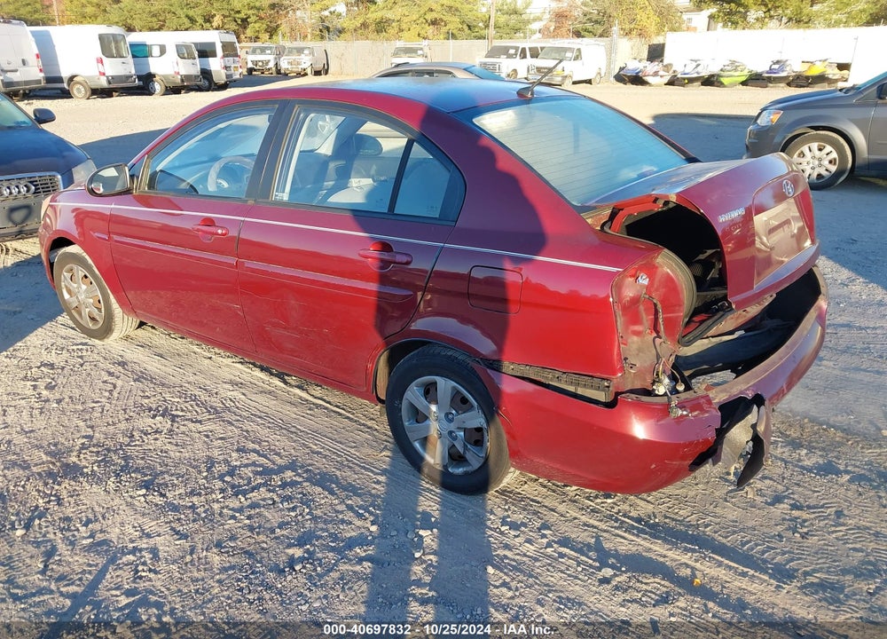 2008 HYUNDAI ACCENT GLS VIN: KMHCN46C18U199213