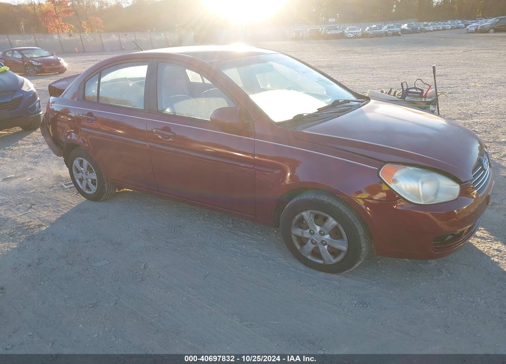 2008 HYUNDAI ACCENT GLS VIN: KMHCN46C18U199213