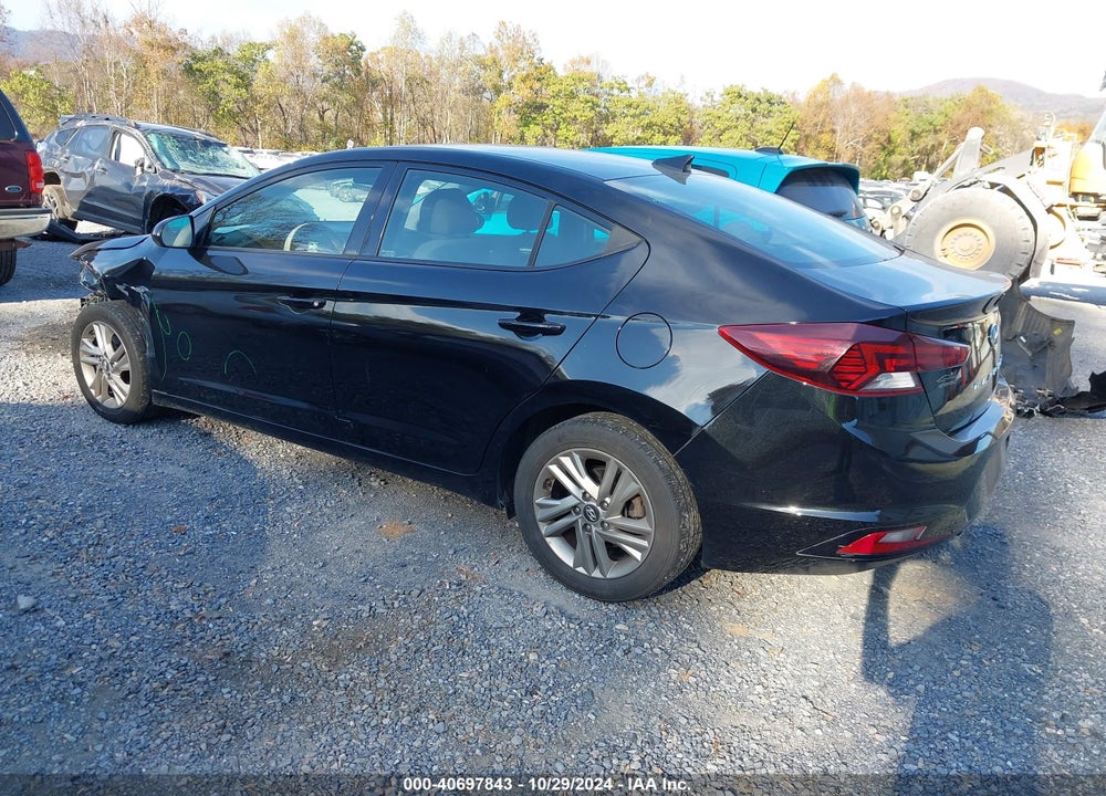 2019 HYUNDAI ELANTRA SEL VIN: 5NPD84LF8KH420239