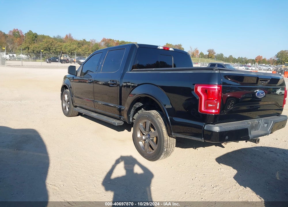 2017 FORD F-150 LARIAT VIN: 1FTEW1EG9HKD18179