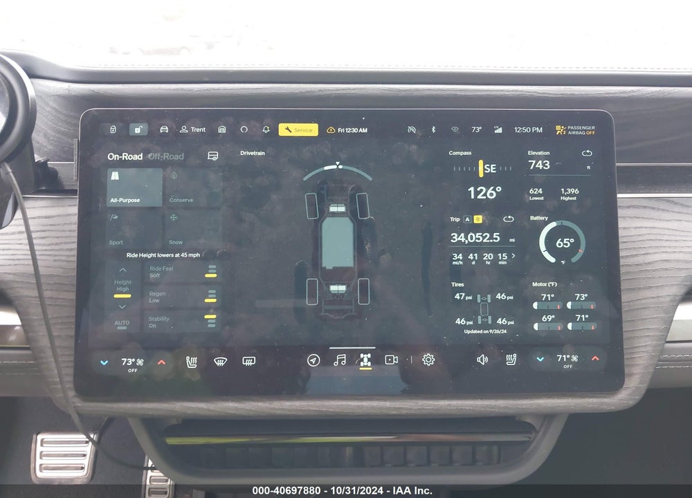 2022 RIVIAN R1T ADVENTURE VIN: 7FCTGAAA8NN012102