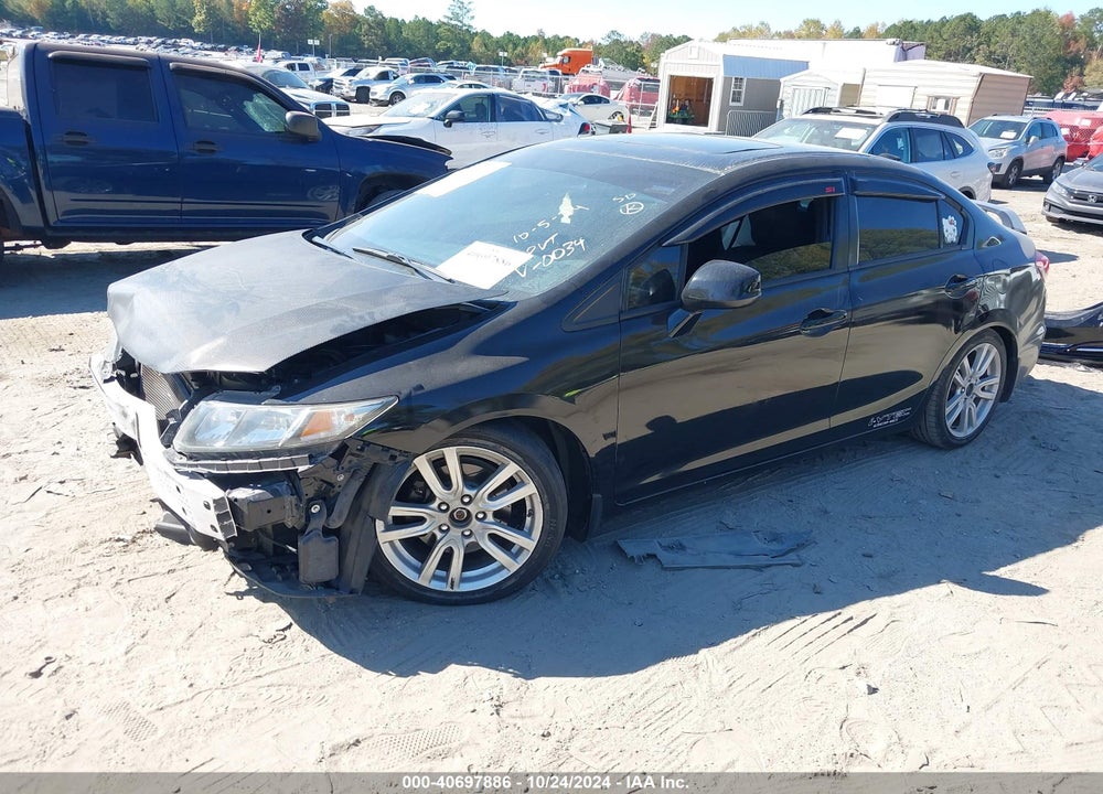 2013 HONDA CIVIC SI VIN: 2HGFB6E50DH700034