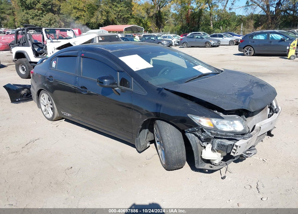 2013 HONDA CIVIC SI VIN: 2HGFB6E50DH700034