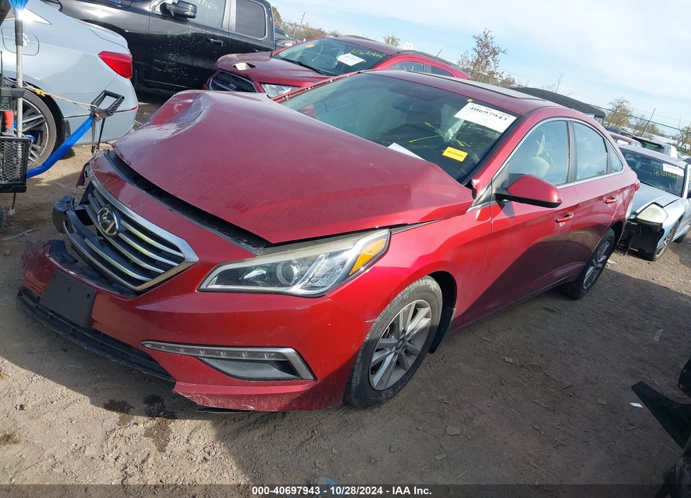 2015 HYUNDAI SONATA SE VIN: 5NPE24AF4FH204399