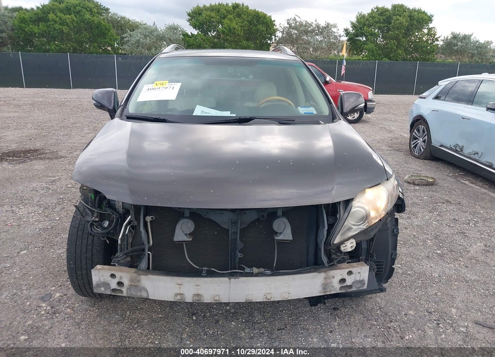 2010 LEXUS RX 350 VIN: 2T2BK1BA6AC072922
