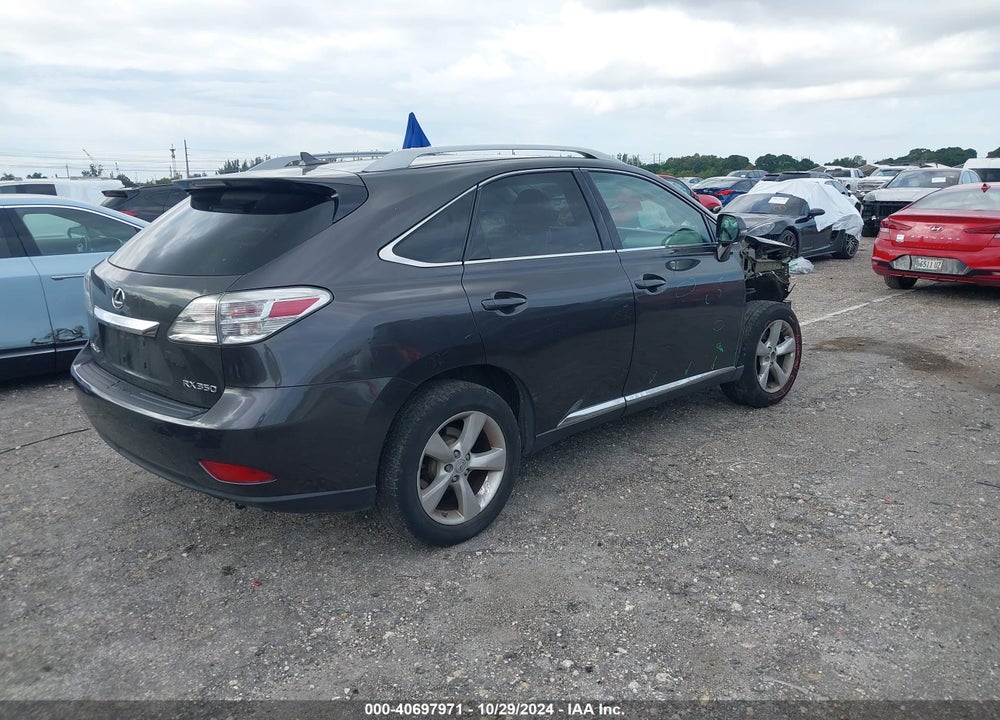 2010 LEXUS RX 350 VIN: 2T2BK1BA6AC072922