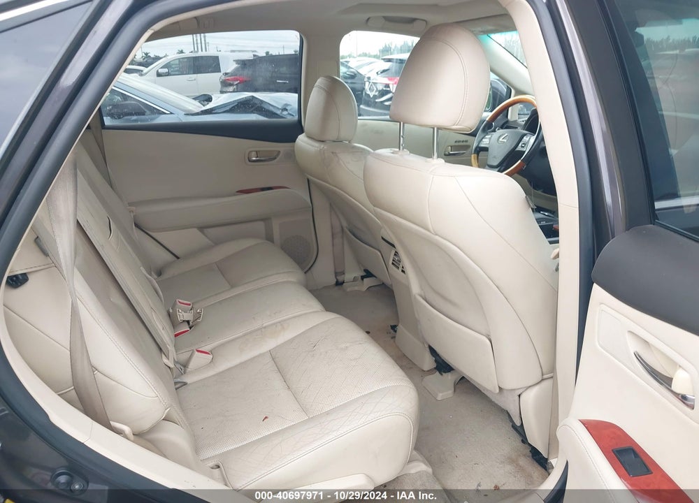2010 LEXUS RX 350 VIN: 2T2BK1BA6AC072922