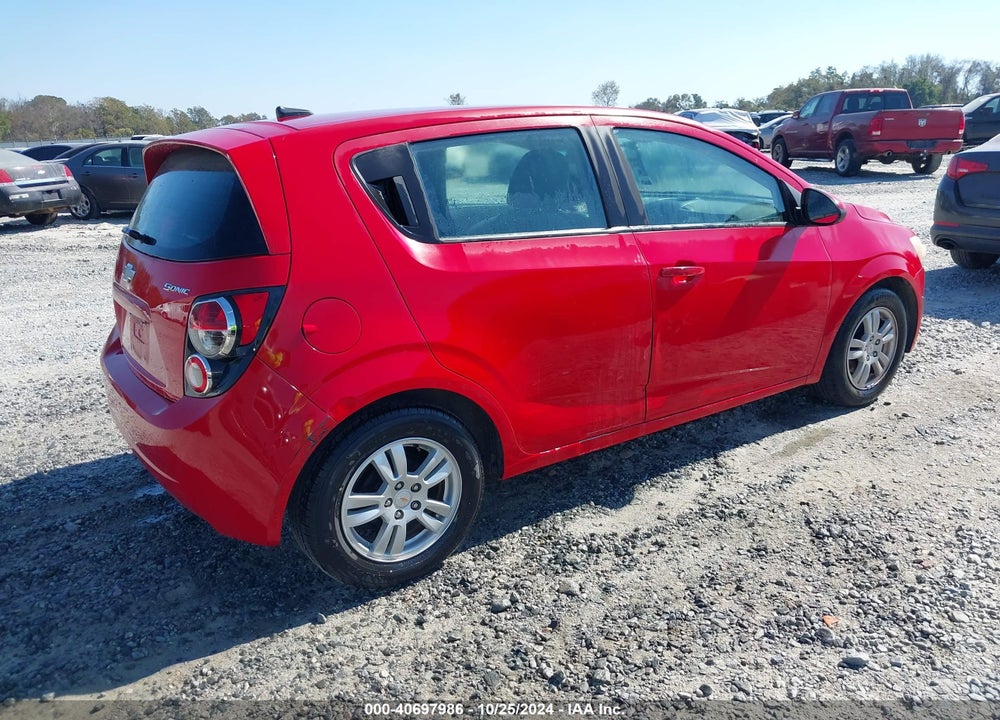 2012 CHEVROLET SONIC 2LS VIN: 1G1JA6SH7C4143945