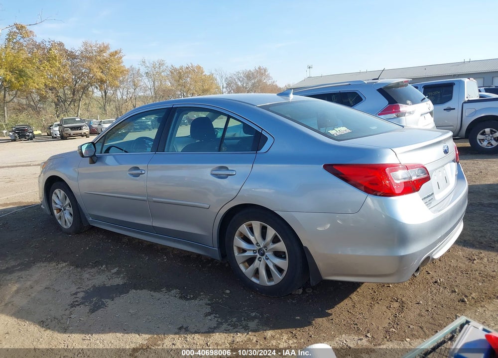 2016 SUBARU LEGACY 2.5I PREMIUM VIN: 4S3BNBF64G3062754