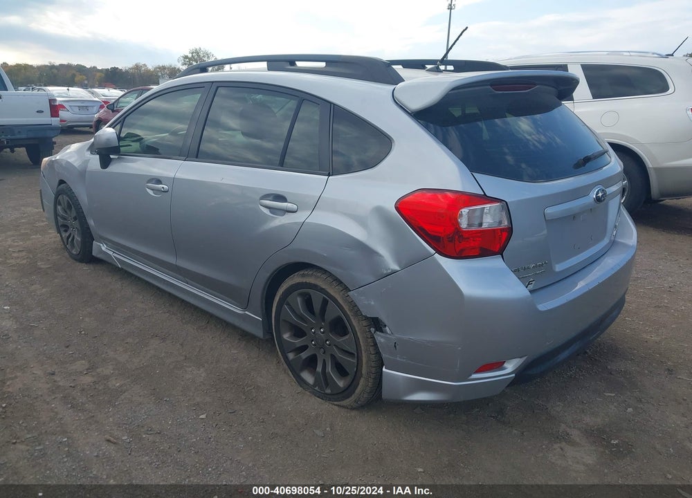 2014 SUBARU IMPREZA 2.0I SPORT PREMIUM VIN: JF1GPAL63E8291799