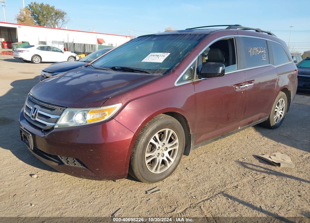 2011 HONDA ODYSSEY EX-L VIN: 5FNRL5H62BB005211