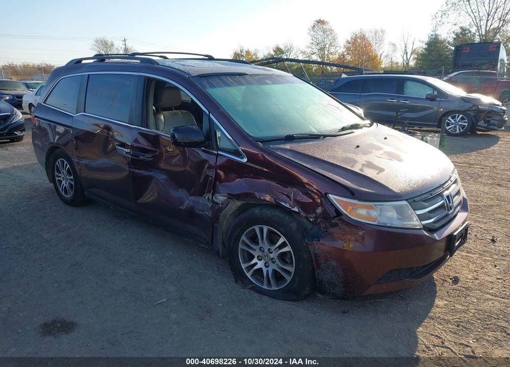 2011 HONDA ODYSSEY EX-L VIN: 5FNRL5H62BB005211