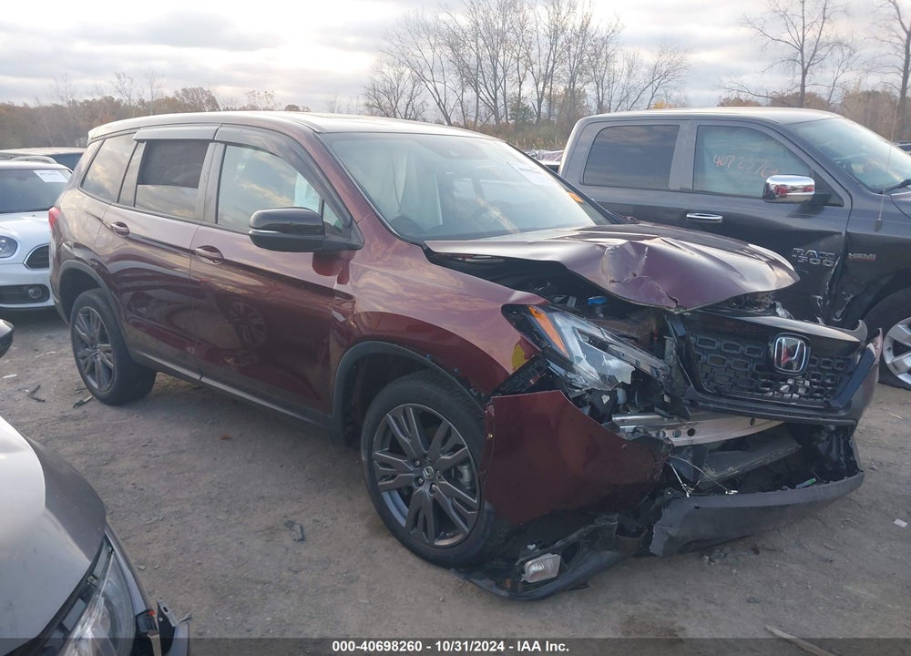 2021 HONDA PASSPORT AWD EX-L VIN: 5FNYF8H53MB014868