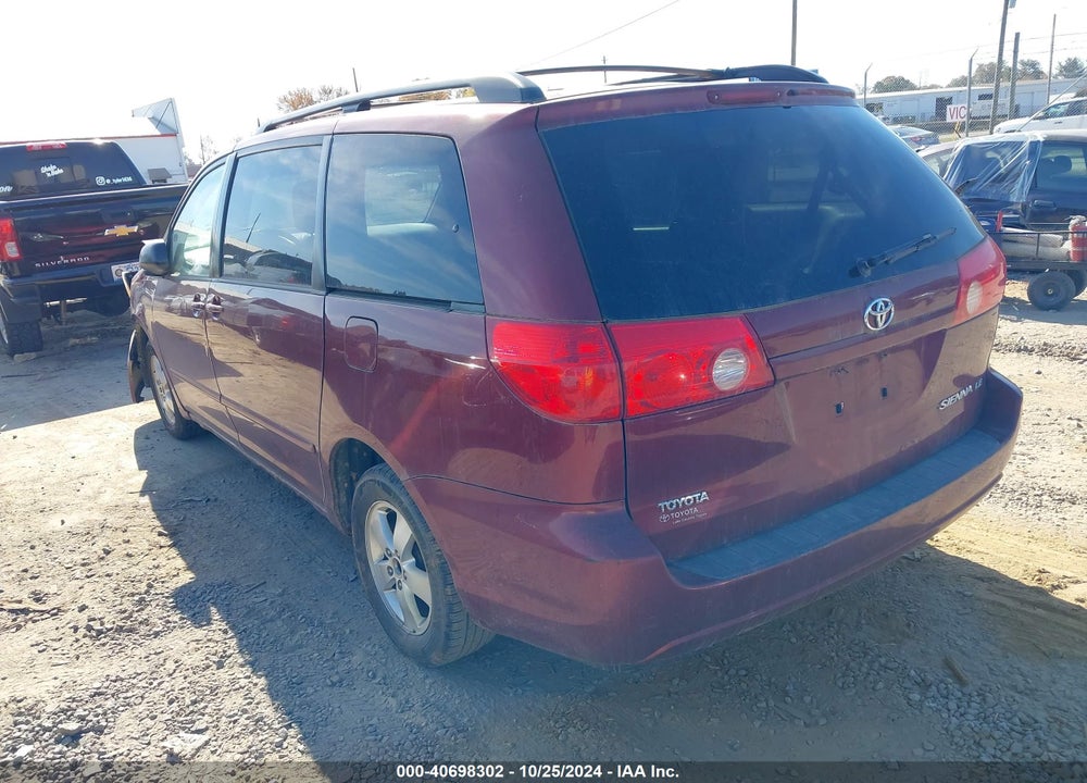 2009 TOYOTA SIENNA LE VIN: 5TDZK23CX9S238452