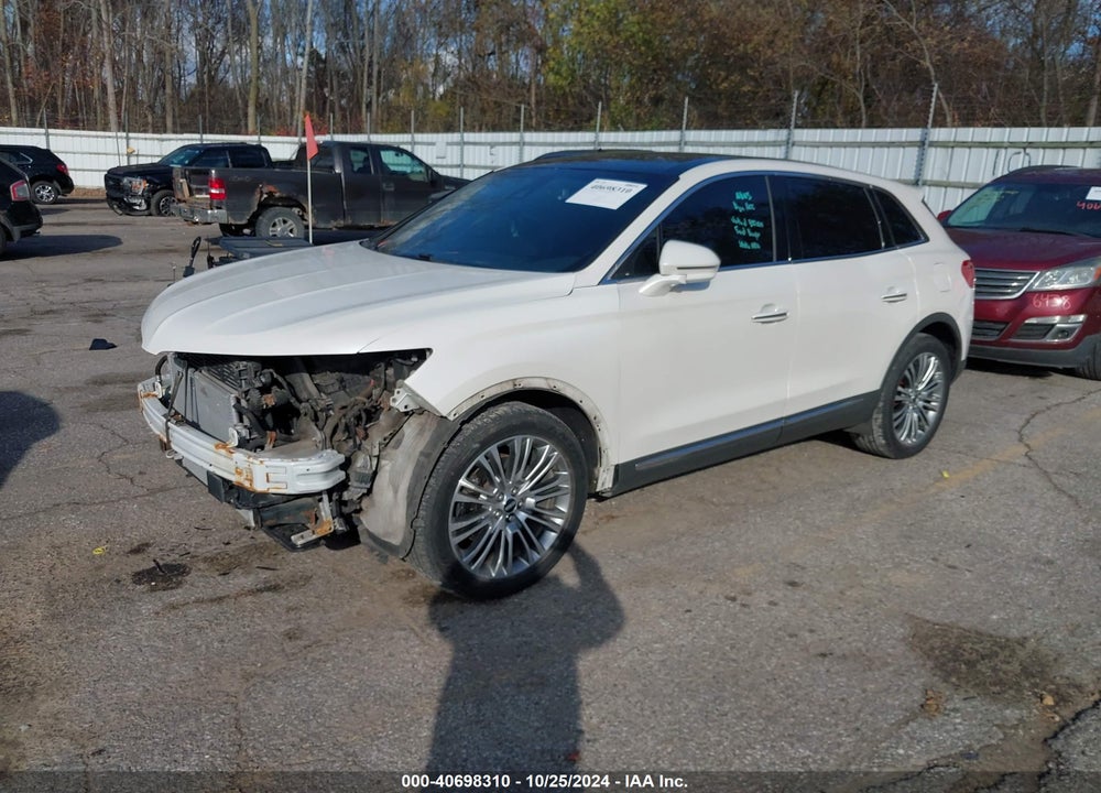 2016 LINCOLN MKX RESERVE VIN: 2LMTJ8LR3GBL28279