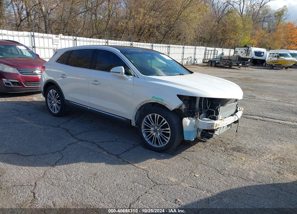 2016 LINCOLN MKX RESERVE VIN: 2LMTJ8LR3GBL28279