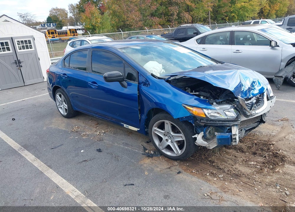 2014 HONDA CIVIC LX VIN: 19XFB2F55EE083491
