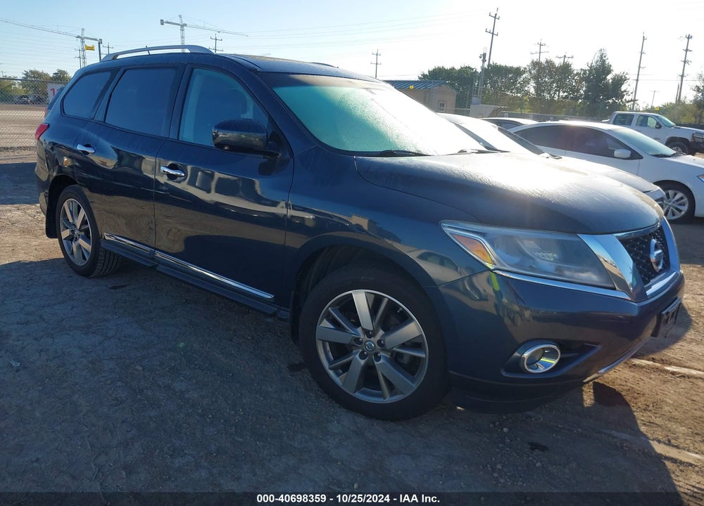 2013 NISSAN PATHFINDER PLATINUM VIN: 5N1AR2MN3DC649142