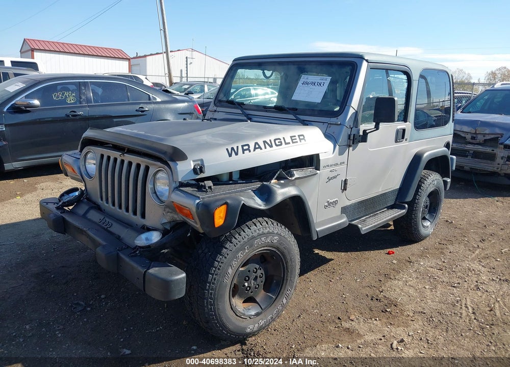 2000 JEEP WRANGLER SPORT VIN: 1J4FA49S2YP711859