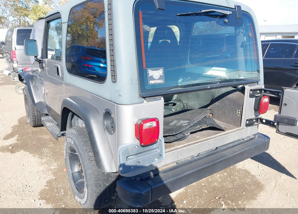 2000 JEEP WRANGLER SPORT VIN: 1J4FA49S2YP711859