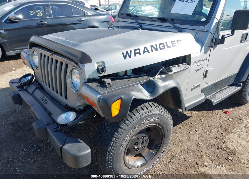 2000 JEEP WRANGLER SPORT VIN: 1J4FA49S2YP711859