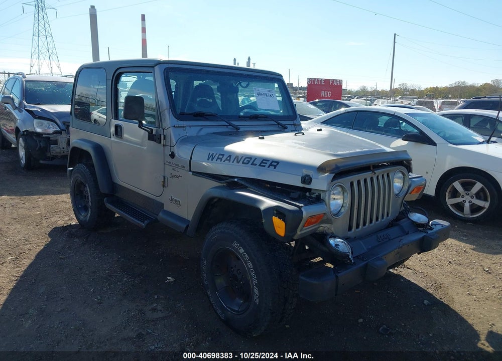 2000 JEEP WRANGLER SPORT VIN: 1J4FA49S2YP711859