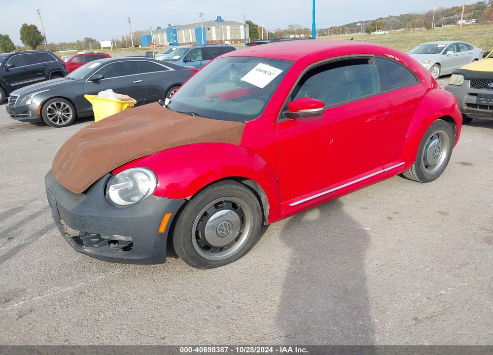 2012 VOLKSWAGEN BEETLE VIN: 3VWJP7AT0CM641164