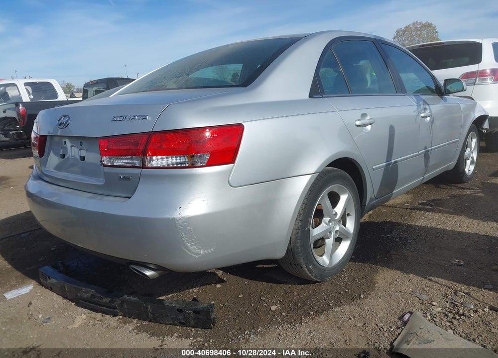 2007 HYUNDAI SONATA LIMITED/SE V6 VIN: 5NPEU46F87H223607