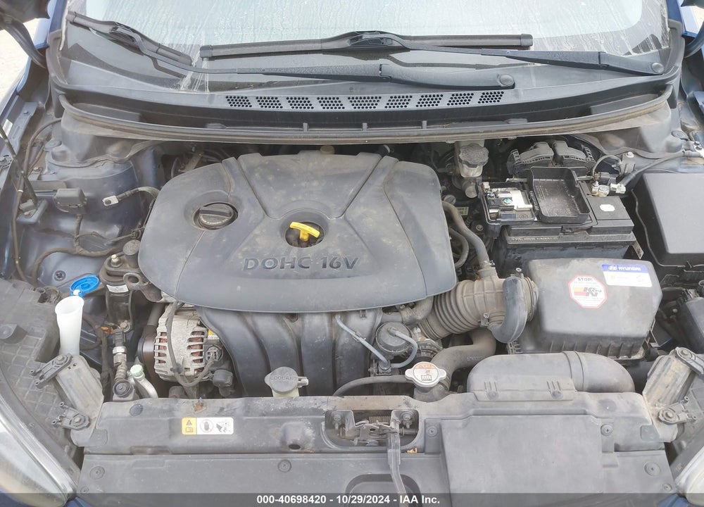2013 HYUNDAI ELANTRA SE VIN: KMHDH6AE7DU015449