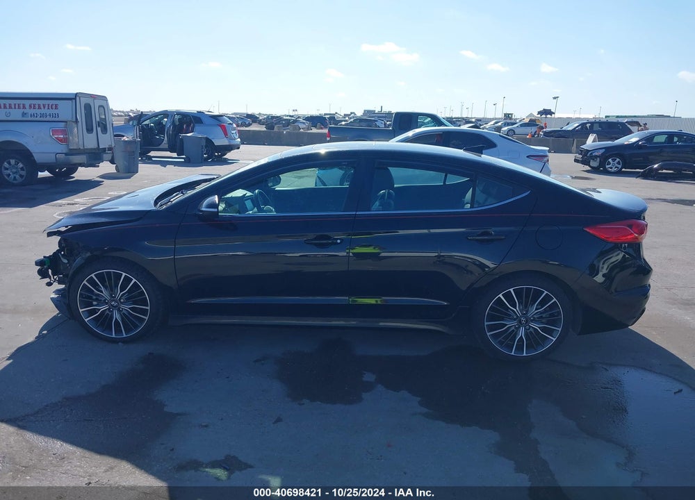 2018 HYUNDAI ELANTRA SPORT VIN: KMHD04LB2JU614186