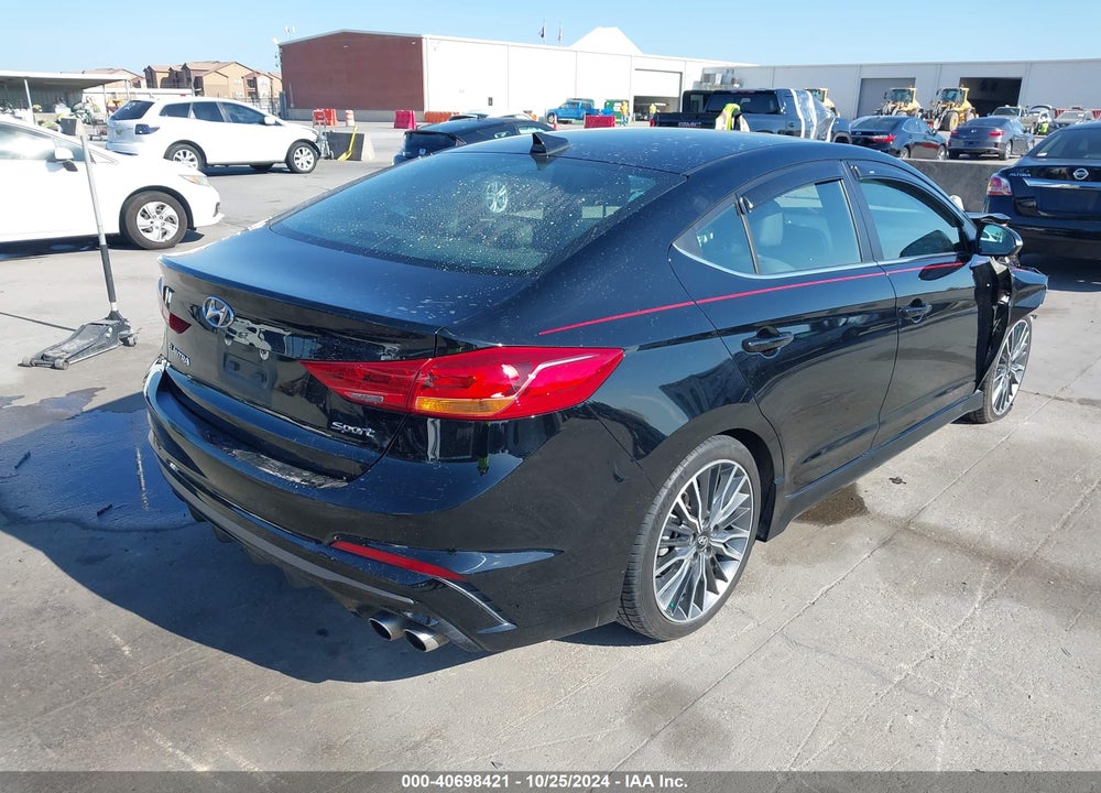 2018 HYUNDAI ELANTRA SPORT VIN: KMHD04LB2JU614186