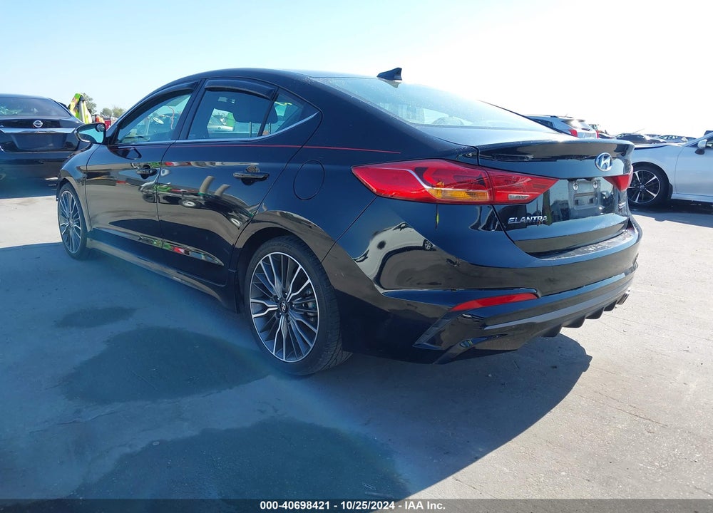 2018 HYUNDAI ELANTRA SPORT VIN: KMHD04LB2JU614186