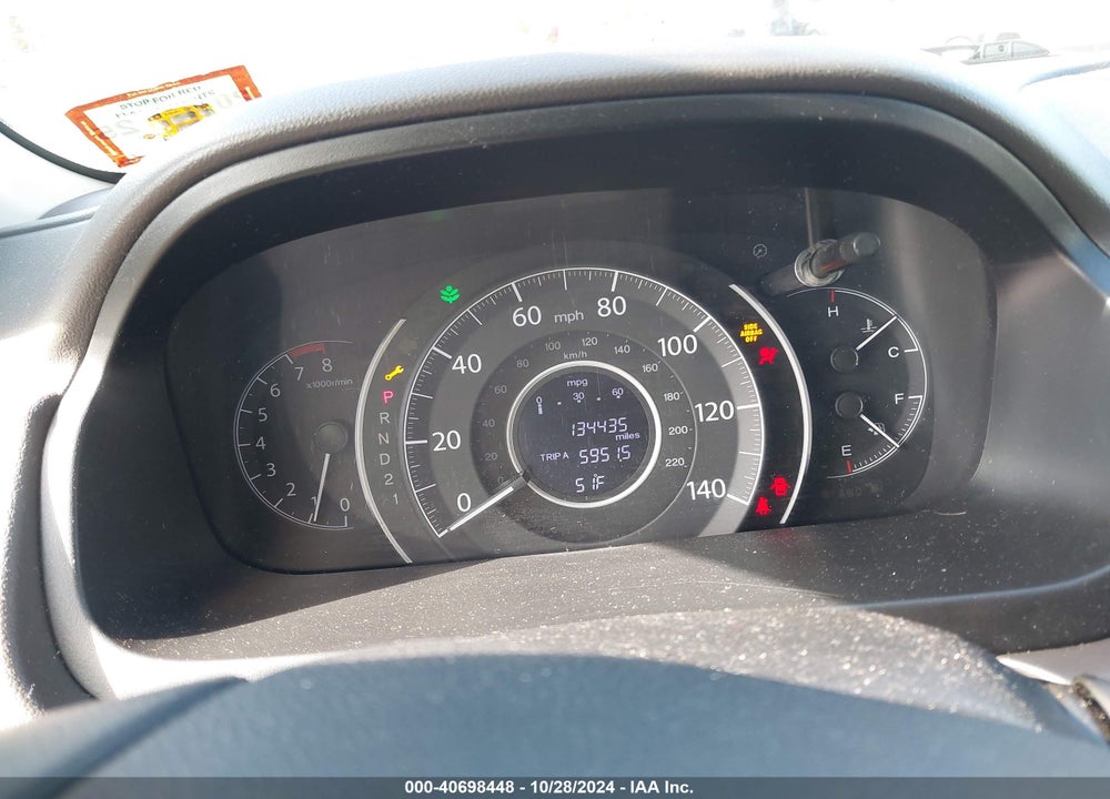 2013 HONDA CR-V EX VIN: 5J6RM4H51DL012322