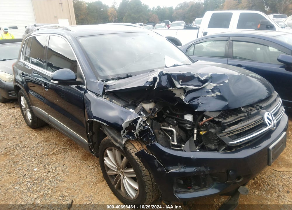 2012 VOLKSWAGEN TIGUAN SE VIN: WVGAV7AX4CW514361