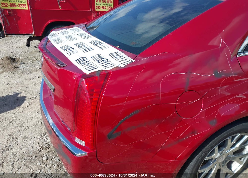2008 CADILLAC CTS STANDARD VIN: 1G6DM577180110026