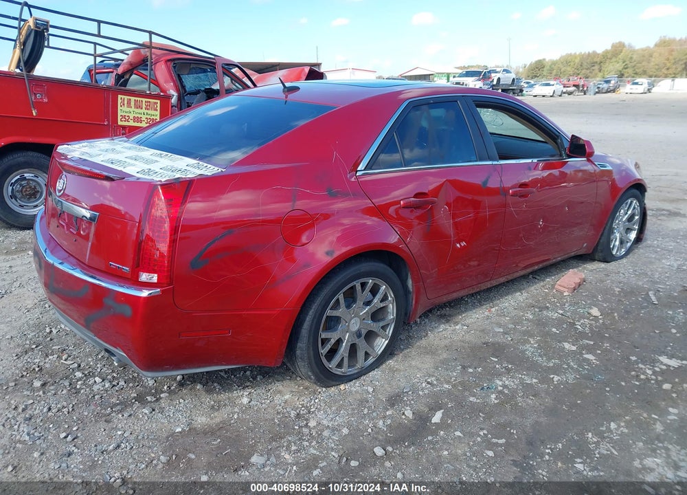 2008 CADILLAC CTS STANDARD VIN: 1G6DM577180110026