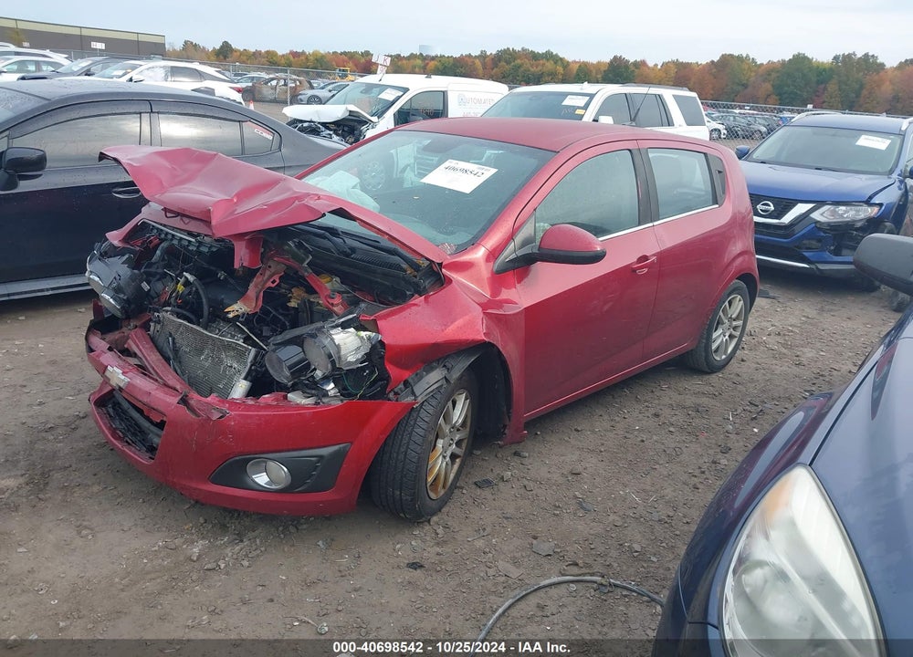 2012 CHEVROLET SONIC 2LT VIN: 1G1JC6SH6C4156390