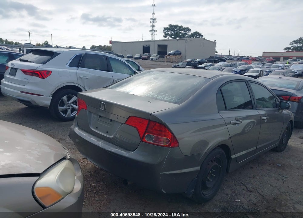2008 HONDA CIVIC LX VIN: 2HGFA16578H340531