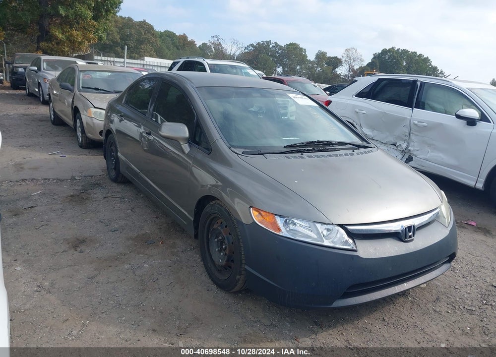 2008 HONDA CIVIC LX VIN: 2HGFA16578H340531