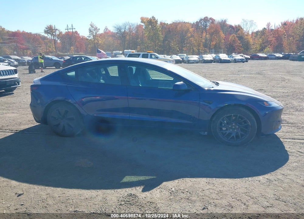 2024 TESLA MODEL 3 LONG RANGE DUAL MOTOR ALL-WHEEL DRIVE VIN: 5YJ3E1EB1RF813148