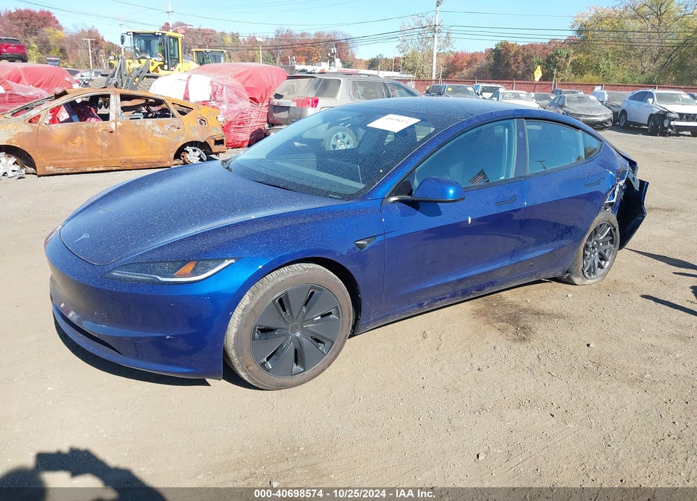2024 TESLA MODEL 3 LONG RANGE DUAL MOTOR ALL-WHEEL DRIVE VIN: 5YJ3E1EB1RF813148