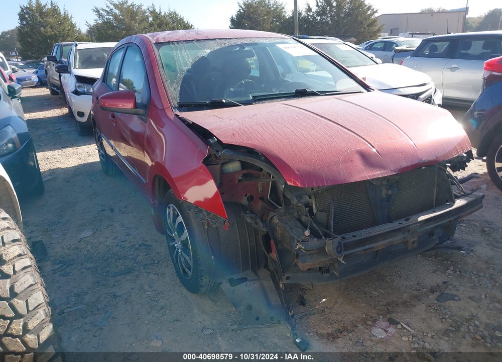 2012 NISSAN SENTRA 2.0 S VIN: 3N1AB6APXCL642202