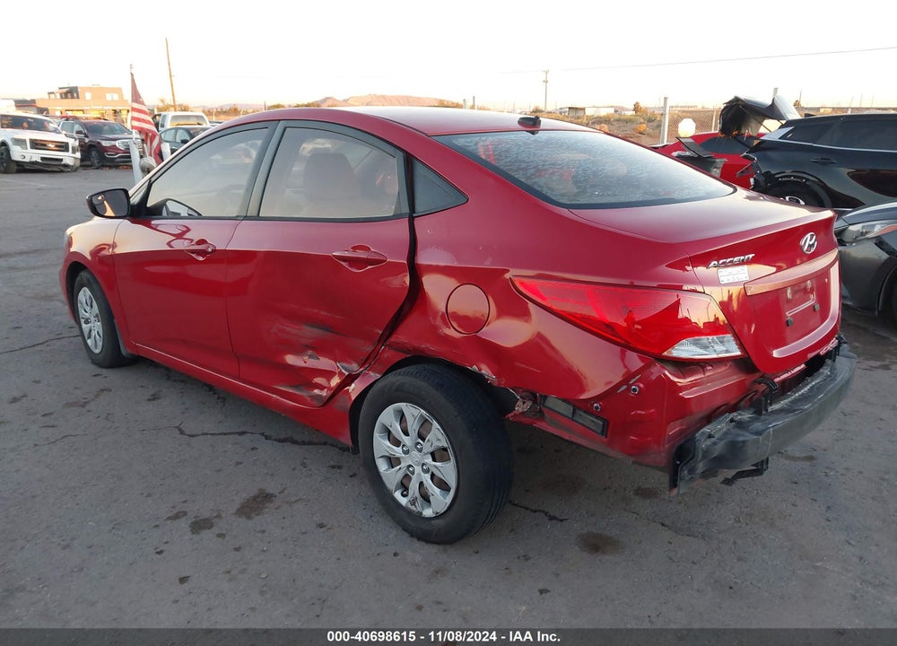 2016 HYUNDAI ACCENT SE VIN: KMHCT4AE7GU046638
