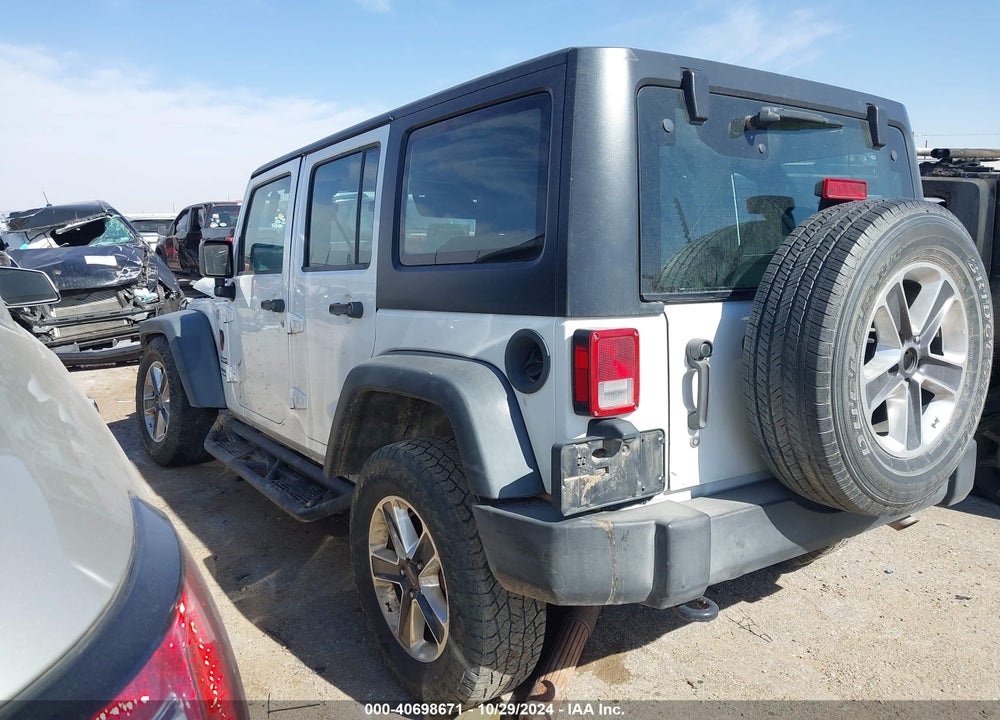 2016 JEEP WRANGLER UNLIMITED SPORT RHD VIN: 1C4BJWKG6GL315798