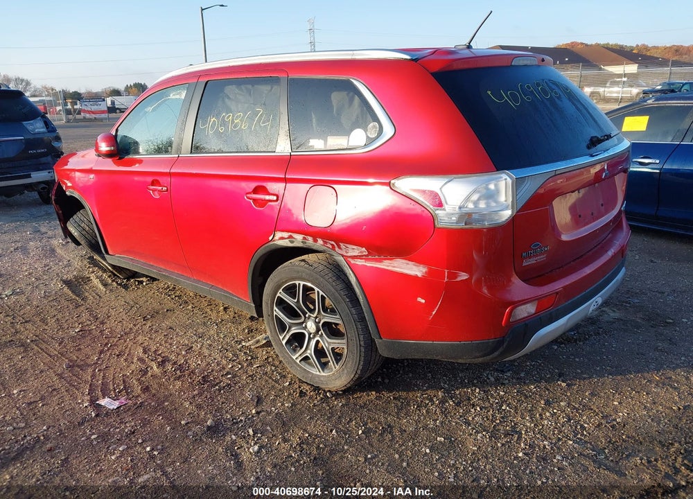2015 MITSUBISHI OUTLANDER GT VIN: JA4JZ4AX3FZ014048