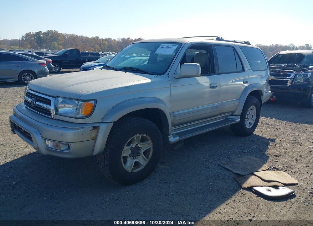1999 TOYOTA 4RUNNER LIMITED V6 VIN: JT3HN87R5X9020553