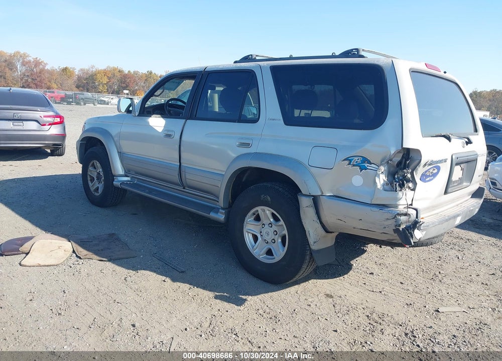 1999 TOYOTA 4RUNNER LIMITED V6 VIN: JT3HN87R5X9020553