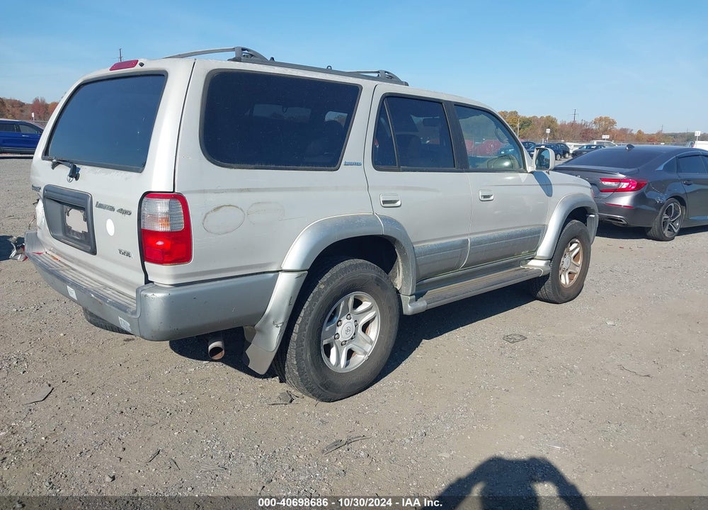 1999 TOYOTA 4RUNNER LIMITED V6 VIN: JT3HN87R5X9020553