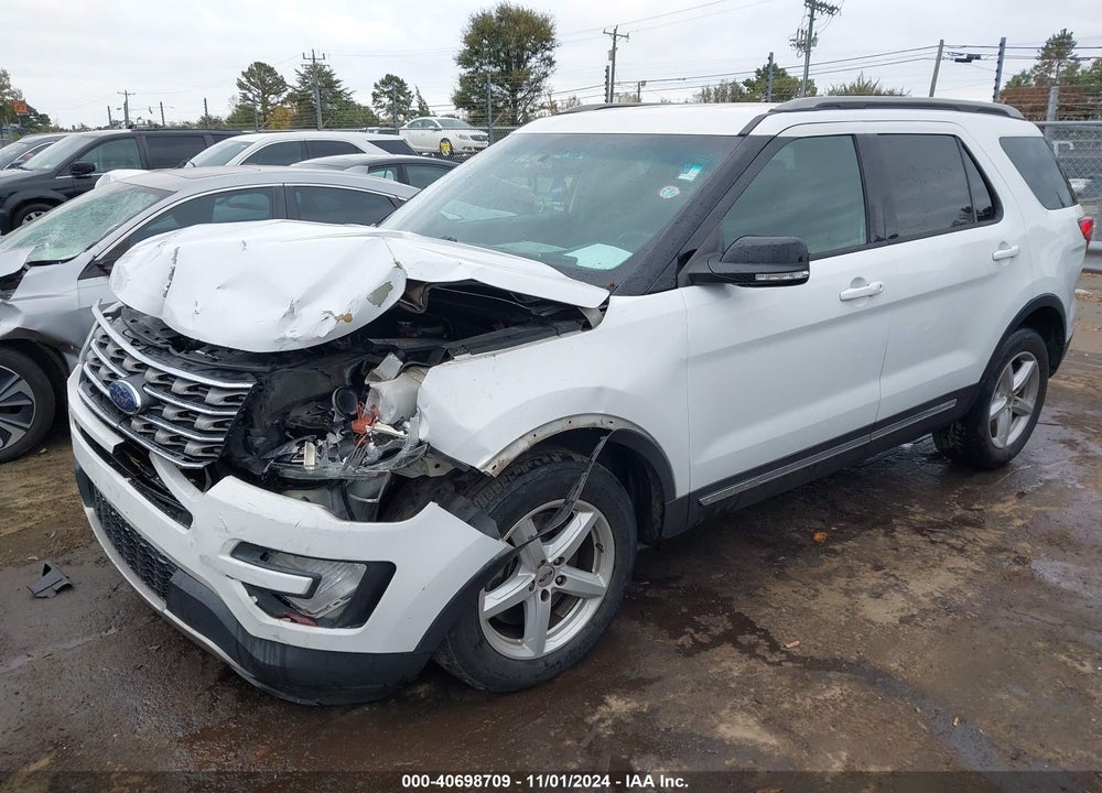 2016 FORD EXPLORER XLT VIN: 1FM5K8D86GGC88781